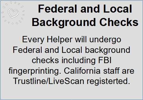 Federal and local background checks