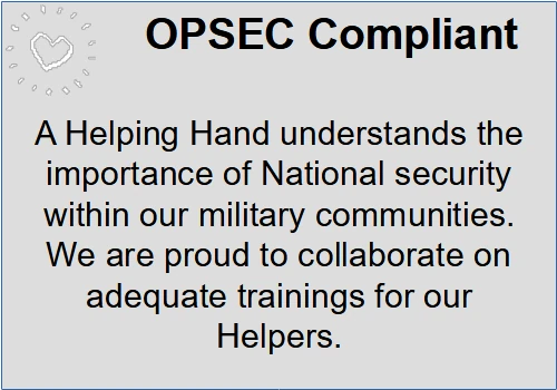 OPSEC compliant for military communities